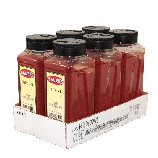 C.F. Sauer Foods Paprika, Ready-To-Use For Mexican Cooking (1 lbs, 6 Per Case) - DOT product image 2