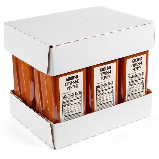 Sauer Cayenne Pepper, 6 x 1 lb Case - GS1 closed shipping case image