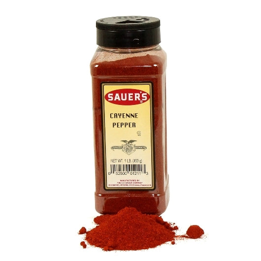 Sauer Cayenne Pepper, 6 x 1 lb Case - GS1 product shown out of package