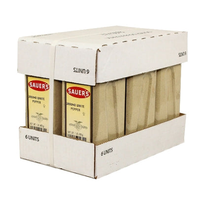 Sauer Ground White Pepper, 6 x 1 lb Case - DOT product image 3