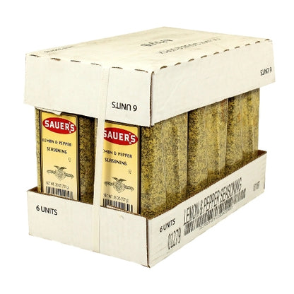 Sauer Lemon & Pepper Seasoning, 6 x 26 oz Case - DOT product image 4