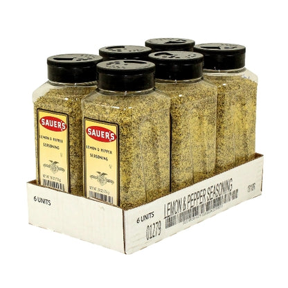 Sauer Lemon & Pepper Seasoning, 6 x 26 oz Case - DOT product image 3