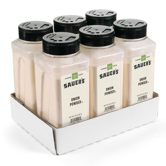 Sauer's Onion Powder, 6 x 20 oz Case - Condiments & Sauces