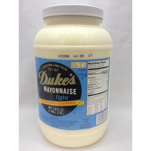 Duke's Light Mayonnaise Bulk, 4 x 1 GA Case - Condiments & Sauces