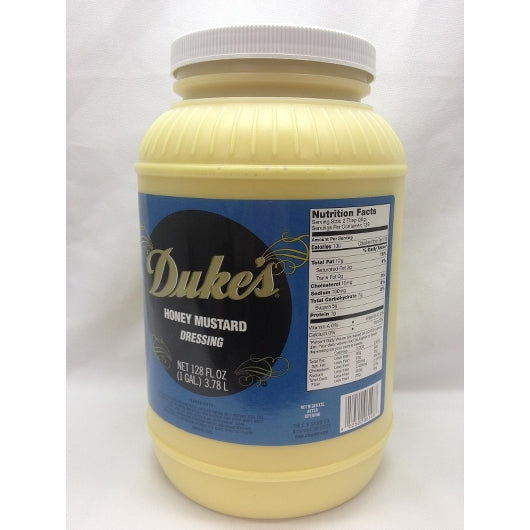 Dukes Honey Mustard Dressing Bulk, 4 x 1 GA Case - Condiments & Sauces