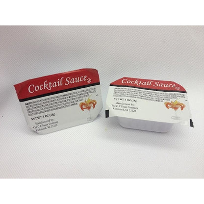 Sauer Cocktail Sauce, 100 x 1 oz Case - Condiments & Sauces