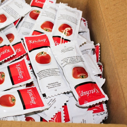 Sauer Ketchup Single Serve Packets, 200 x 9 GR Case - Condiments & Sauces