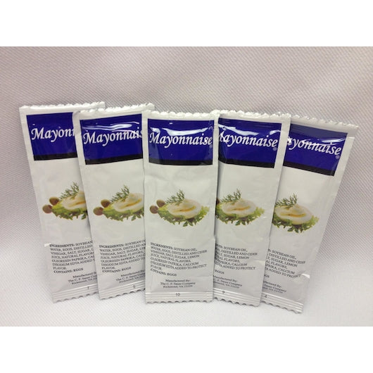 Sauer Mayonnaise Single Serve Packets, 200 x 9 GR Case - Condiments & Sauces