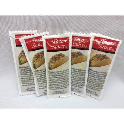 Sauer Taco Sauce Single Serve Packets, 1 x 9 GR Case - Condiments & Sauces