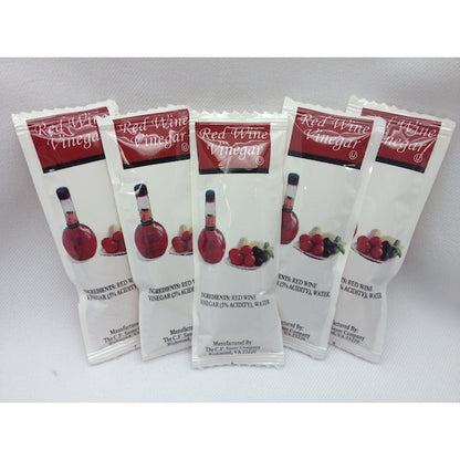 Sauer Red Wine Packets Dressing Single Serve Packets, 200 x 9 GR Case - Condiments & Sauces