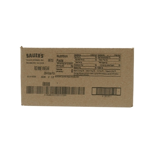 Sauer Red Wine Packets Dressing Single Serve, 200 x 9 GR Case - DOT product image 6