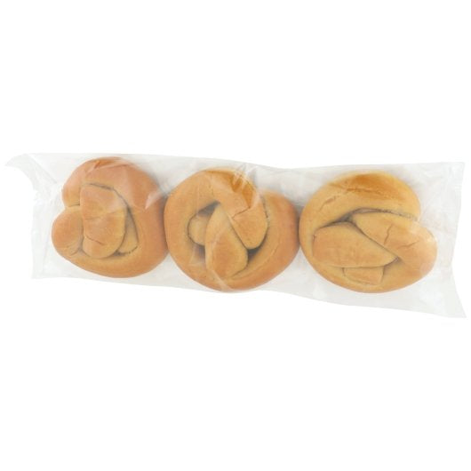 Bavarian Bakery 51% Whole Grain Sliced Gourmet Pretzel Roll, 120 x 2.2 oz Case - GS1 inner-pack image