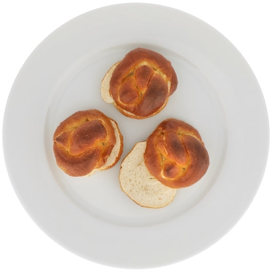 J and J Gourmet Bavarian Mini Slider Roll, 160 x 1 oz Case - DOT product image 2
