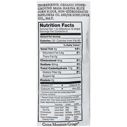 Green Mountain Tortilla Chips Organic Blue, 12 x 0.5 lb Case - DOT product image 3