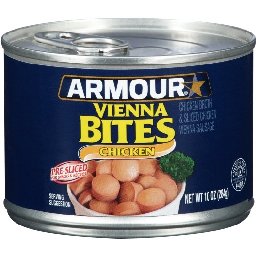 Armour Chicken Vienna Sausage Bites, 12 x 10 oz Case - DOT product image 5