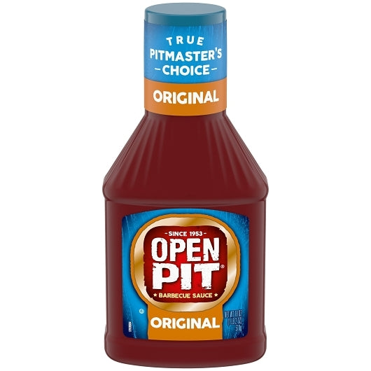 Open Pit Original BBQ Sauce Bottle, 12 x 18 oz Case - DOT product image 2