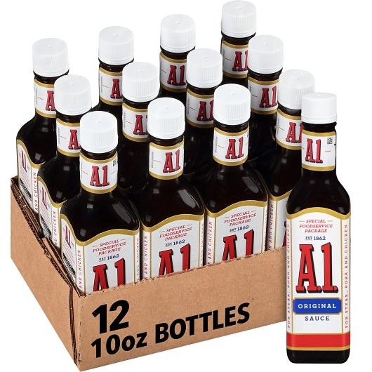 A.1. Original Steak Sauce Bottle, 12 x 10 oz Case - Condiments & Sauces