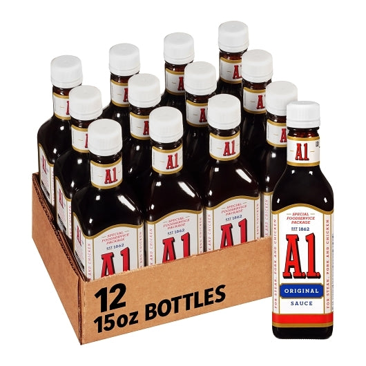 A.1. Original Steak Sauce Bottle, 12 x 425 GR Case - Condiments & Sauces