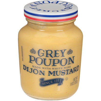 Grey Poupon Classic Dijon Mustard Jar, 12 x 227 GR Case - Condiments & Sauces