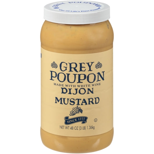 Grey Poupon Classic Dijon Mustard Bulk, 6 x 48 oz Case - DOT product image 5
