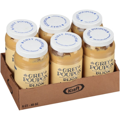Grey Poupon Classic Dijon Mustard Bulk, 6 x 48 oz Case - DOT product image 8