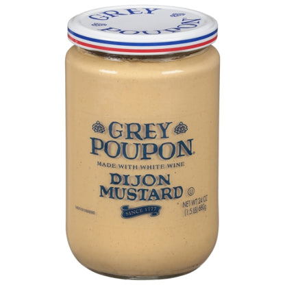 Grey Poupon Dijon Mustard Bulk, 6 x 24 oz Case - Condiments & Sauces