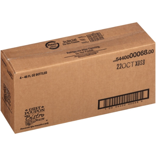 Grey Poupon Kosher Bistro Sauce Mustard Bulk, 4 x 1.5 QT Case - DOT product image 7