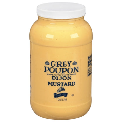 Grey Poupon Dijon Classic Mustard Bulk, 2 x 1 GA Case - Condiments & Sauces
