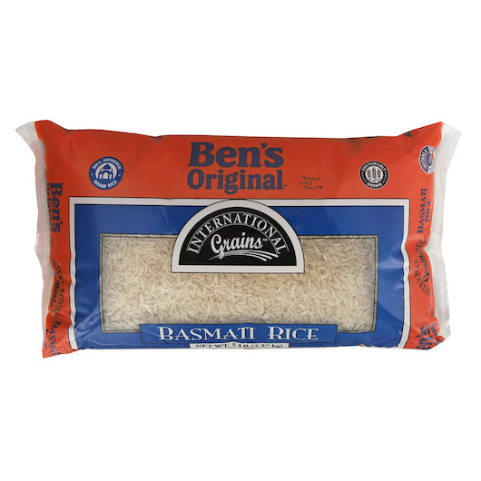 Ben's Original International Grains Basmati, 2 x 5.004 lb Case - Rice & Grains