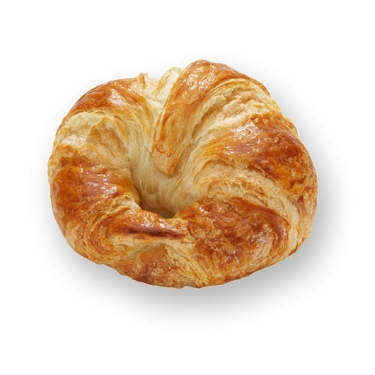 Bridor Pinched & Curved Butter Croissant, 2 x 30 x 3 oz Case - Breads, Rolls & Buns