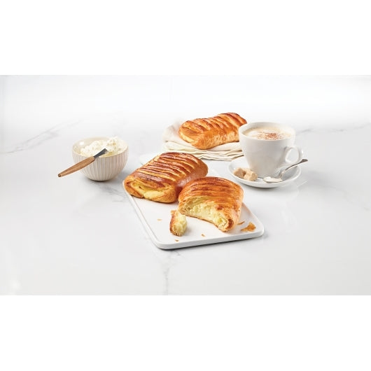 Bridor Ready To Bake Sweet Cheese Butter Danish, 60 x 4.1 oz Case - GS1 styled product image