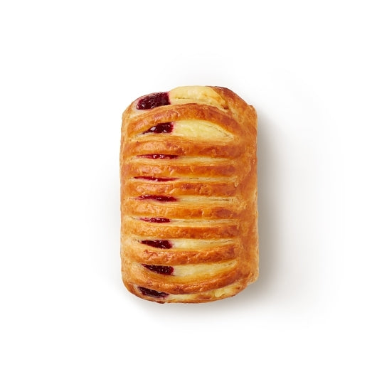 Bridor Ready to Bake Greek Yogurt Cherry Danish, 60 x 4.1 oz Case - Cheese & Dairy