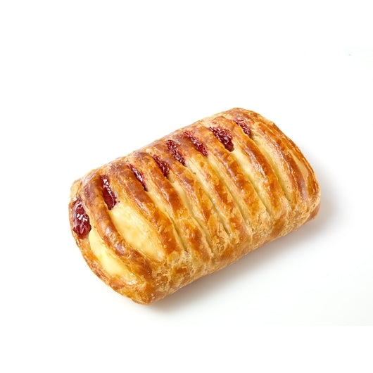 Bridor Ready to Bake Greek Yogurt Cherry Danish, 60 x 4.1 oz Case - Cheese & Dairy