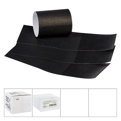 Lapaco 1.5'' by 4.25'' Black Napkin Band, 10 x 20000 each Case - DOT product image 2