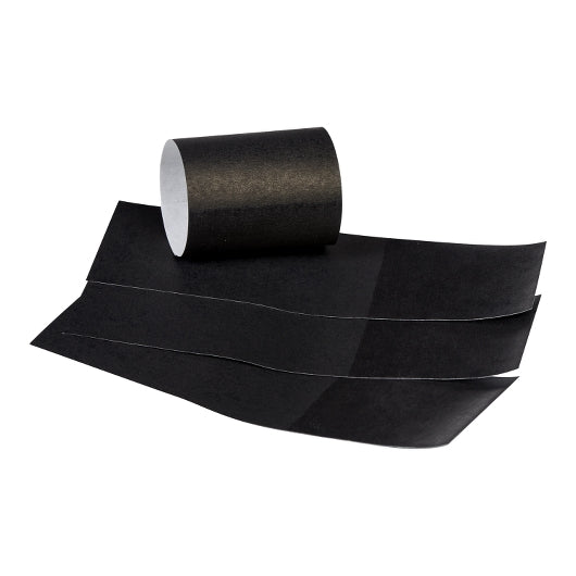 Lapaco 1.5'' by 4.25'' Black Napkin Band, 10 x 20000 each Case - Plates Bowls