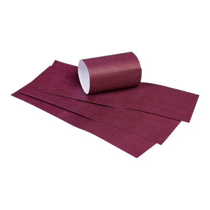 Lapaco 1.5'' by 4.25'' Burgundy Napkin Band, 1 x 20000 each Case - Plates Bowls