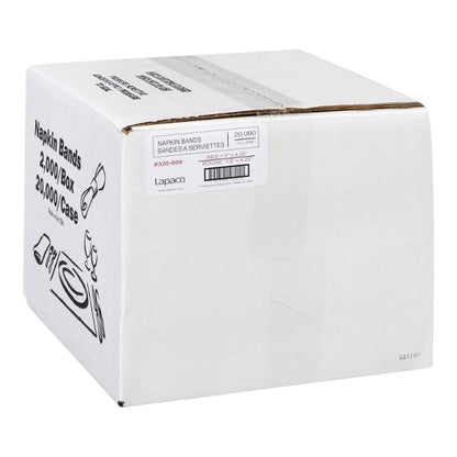 Lapaco 1.5'' by 4.25'' Red Napkin Band, 1 x 20000 each Case - DOT product image 3
