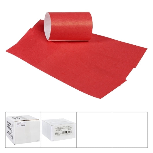 Lapaco 1.5'' by 4.25'' Red Napkin Band, 1 x 20000 each Case - DOT product image 2