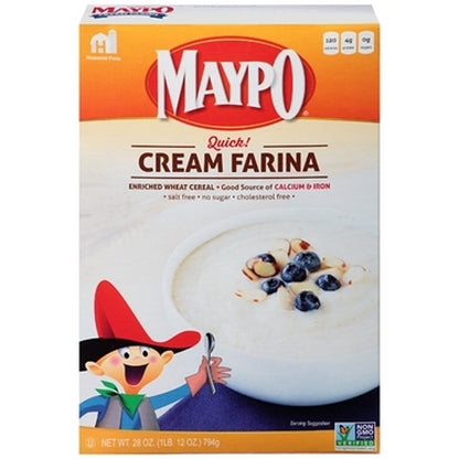 Maypo Cream Farina Cereal, 12 x 28 oz Case - DOT product image 6