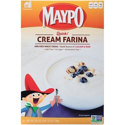 Maypo Cream Farina Cereal, 12 x 28 oz Case - DOT product image 8