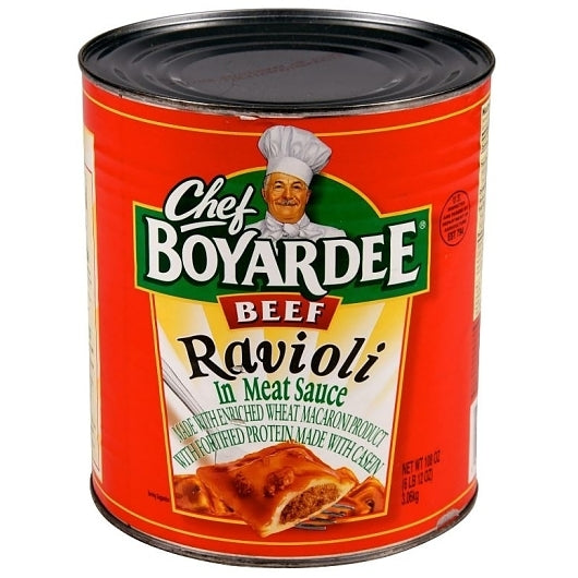 Chef Boyardee Ravioli With Tomato & Meat Sauce, 6 x 108 oz Case - DOT product image 2