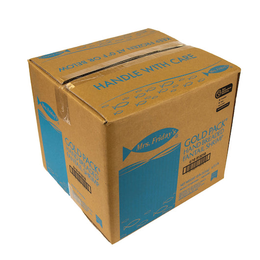 Mrs. Friday's Gold Pack Breaded Fantail U/10 Shrimp, 6 x 2.5 lb Case - DOT product image 6