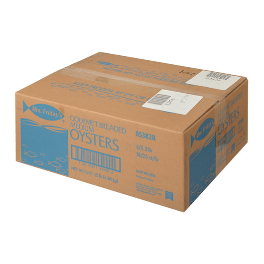 Mrs.Friday'S Gourmet Panko Medium Gourmet Breaded Oysters, 6 x 2.5 lb Case - DOT product image 8