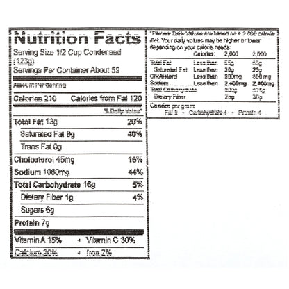 Chef Francisco Broccoli Cheese Soup, 4 x 4 lb Case - DOT product image 7