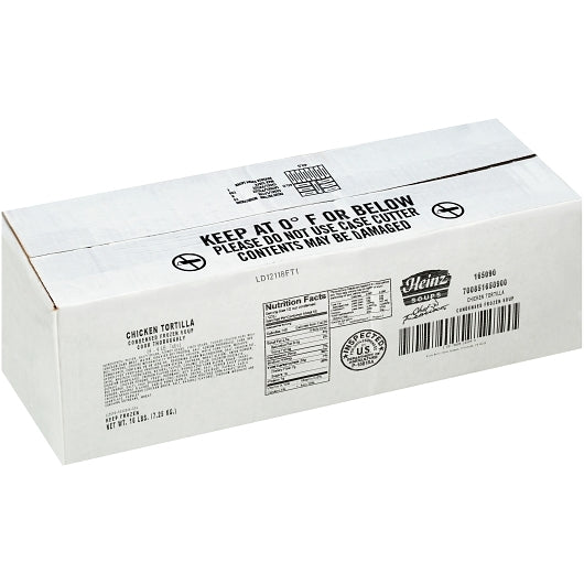 Chef Francisco Chicken Tortilla Reconstituted Soup, 4 x 4 lb Case - DOT product image 6