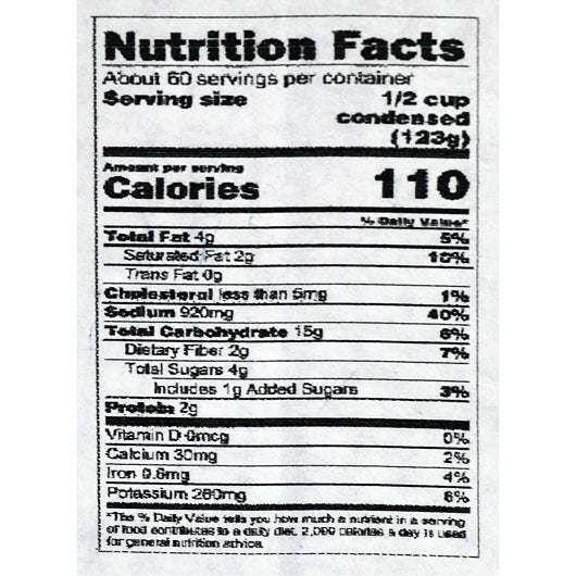 Chef Francisco Lumberjack Mixed Vegetable Soup, 4 x 4 lb Case - DOT product image 7