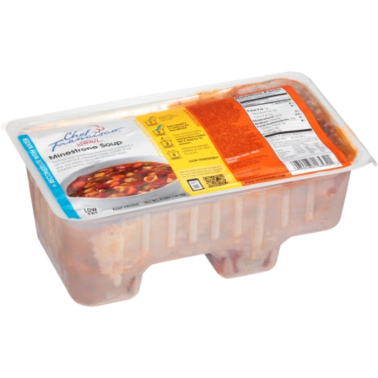 Pasta Pennette Minestrone Soup, 4 x 4 lb Case - Prepared Foods