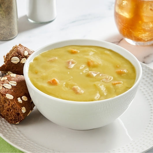 Peaches Lite Diced Split Pea Soup With Ham, 4 x 4 lb Case - DOT product image 4