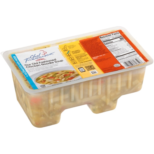 Chef Francisco Old Fashioned Chicken Noodle Soup, 4 x 4 lb Case - Prepared Foods