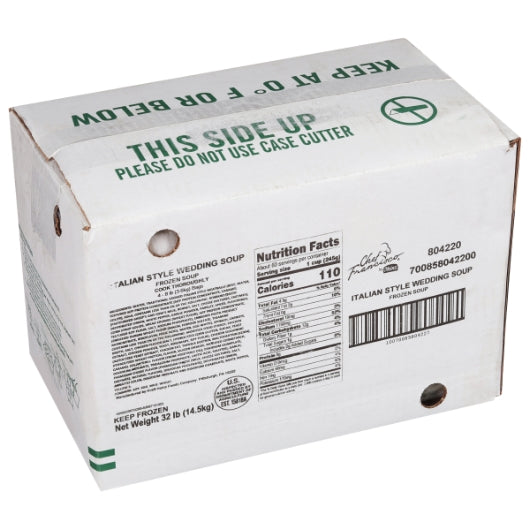 Chef Francisco Italian Wedding Soup, 4 x 8 lb Case - DOT product image 8